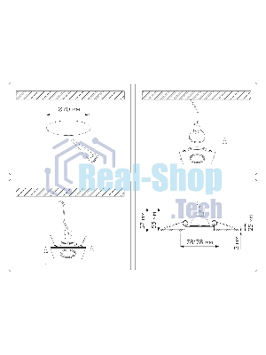 Встраиваемый точечный светильник Ambrella light TN102817 WH белый GU5.3 78*78*28