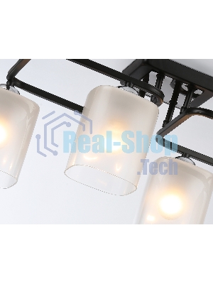 Светильник Ambrella light TR303222/4 BK/CH/FR черный/хром/белый матовый E27*4 max 60W 530*290*220
