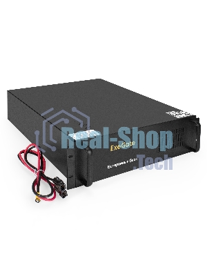 Батарейный блок ExeGate PowerExpert BX-3U.240V.20S7Ah для ULS-575-6kVA/ULS-575-10kVA встроенные батареи 12V 7.2Ah - 20шт, Rackmount 3U, металлический корпус, черный