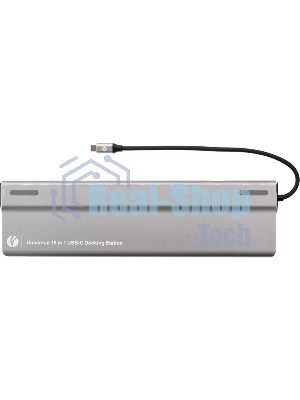 Адаптер VCOM TypeC -->3*USB3.0+2*USB2.0+VGA+RJ45+SD+TF+AUD+HDMI+DP+2*USB3.1 Data+PD