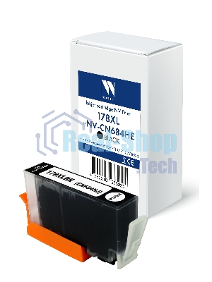 Картридж струйный NVPrint 178XL (NV-CN684HE) Black для HP Photosmart 6510/7510/B110/C8583 (24 мл) совместимый
