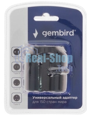 Переходник Gembird Переходник, с вилки EU,US в RU