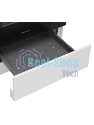 Плита электрическая Maunfeld MEC55CW07 белый, конфорок 4 шт, духовка 60 л, 50 см x 85 см x 60 см
