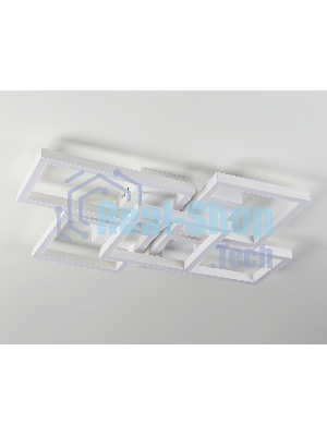 Потолочный светодиодный светильник Ambrella light FA1011/4+1 WH белый 90W 3000K-6400K 710*490*95 (ПДУ ИК)