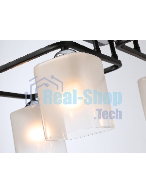 Светильник Ambrella light TR303222/4 BK/CH/FR черный/хром/белый матовый E27*4 max 60W 530*290*220