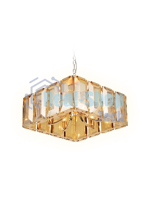 Светильник Ambrella light TR5149 GD/TI золото/янтарь E14/6 max 40W 500*500*1000