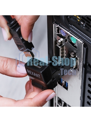 Переходник штекер Rexant HDMI - гнездо HDMI, поворотный