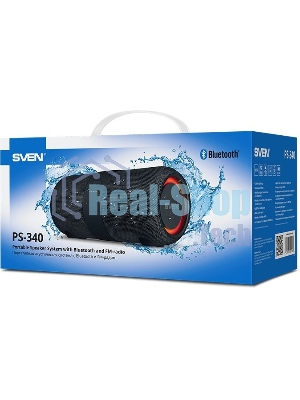 Мобильные колонки SVEN PS-340 2.0 черный