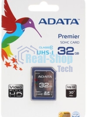 Флеш карта SDHC 32Gb Class10 ADATA ASDH32GUICL10-R Ultra speed