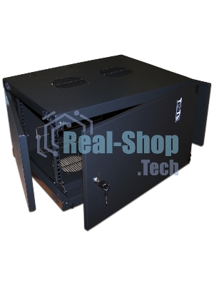 Шкаф настенный Next, 18U 550x450, металлическая дверь, черный
