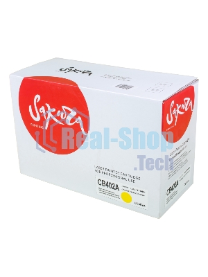 Картридж лазерный Sakura CB402A для HPColor LaserJet CP4005/CP4005n/CP4005dn, желтый, 7500 к.