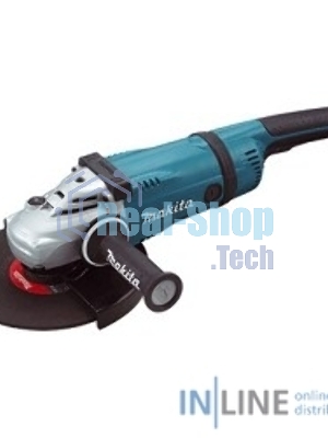 Шлифовальные машины Makita GA9030SF01 УШМ,ф230мм, 2400Вт,6600об\м,5.1кг,кор,суперфланец,плавный пуск,антивиб рукоятка