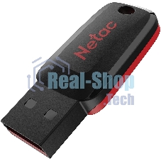 Флешка USB R/W Netac 128Gb U197 NT03U197N-128G-20BK USB 2.0 черный/красный