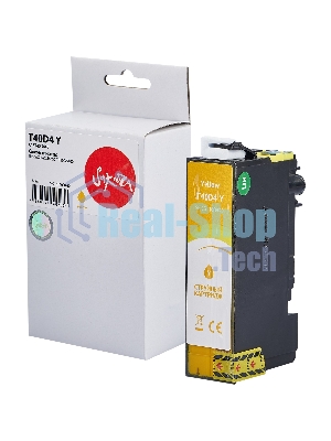 Картридж струйный Sakura C13T40D440 (T40D4 Y) для Epson, желтый, 56 мл.