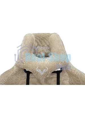 Кресло Бюрократ VIKING KNIGHT LT21 FABRIC песочный, ткань, 120 кг, механизм качания