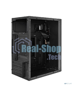 Компьютерный корпус Minitower ExeGate BAA-303 (mATX, без БП, 2хUSB, HD Audio, черный)