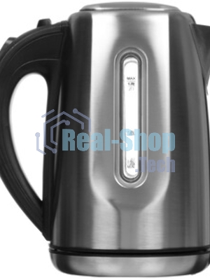 Электрочайник BRAYER BR1014 серебристый, 1.7 л, 2200 Вт, скрытый нагревательный элемент