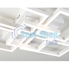 Потолочный светодиодный светильник Ambrella light FA1011/4+1 WH белый 90W 3000K-6400K 710*490*95 (ПДУ ИК)