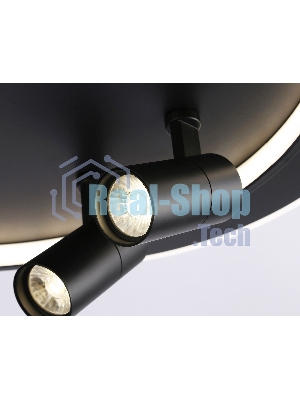 Светильник Ambrella light FL51393/1+2 BK черный 3000K-6400K 65W 560*480*120 (ПДУ РАДИО 2.4G)