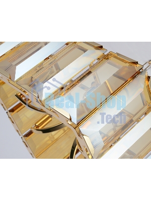Светильник Ambrella light TR5149 GD/TI золото/янтарь E14/6 max 40W 500*500*1000