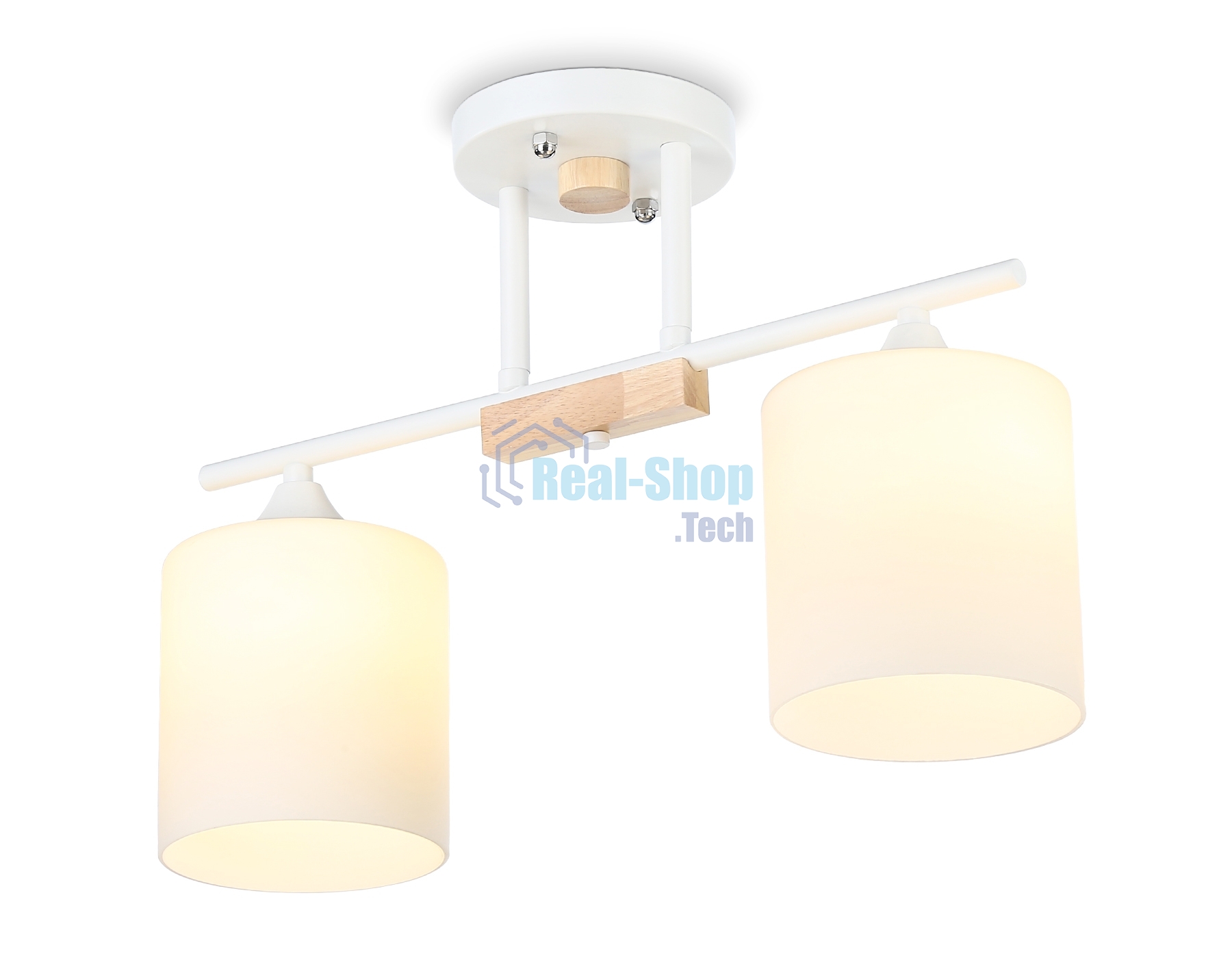 Светильник Ambrella light TR9541/2 WH/FR белый/белый матовый E27/2 max 40W 435*120*280