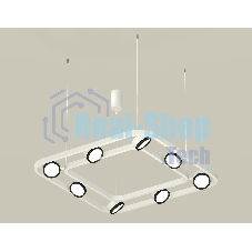 Светильник Ambrella light XB9177101/8 SWH/PBK белый песок/черный полированный GX53 (C9177, N8113)