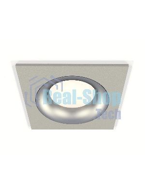 Комплект встраиваемого светильника Ambrella light XC7633004 SGR/MCH серый песок/хром матовый MR16 GU5.3 (C7633, N7013)