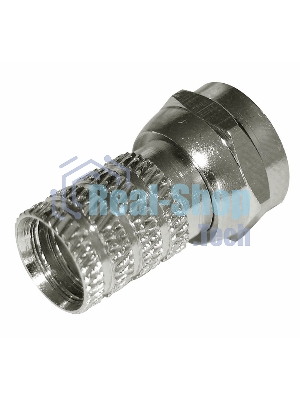F-разъем RG-59, L=19 мм, цинк PROconnect