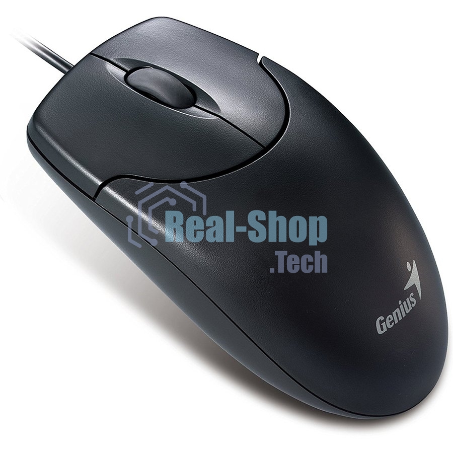 Мышь проводная Genius NetScroll 120 V2 черный, 1000 dpi, USB, кнопки - 3