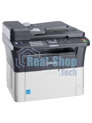 МФУ лазерное Kyocera Ecosys FS-1025MFP (1102M63RU0/1102M63RUV/1102M63RU2/1102M63NX2/1102M63DZ2), A4, ч/б, печ. до 25 стр/мин., скан. до 18 стр/мин. (ч/б) 6 стр/мин. (цвет), 600 x 1800 dpi (печать) 600x600dpi (скан), USB, RJ-45