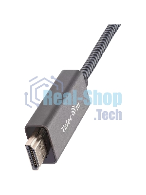 Кабель DisplayPort M-> HDMI M 4K@60Hz 1.8m Telecom,оплетка (TA561M-1.8M)