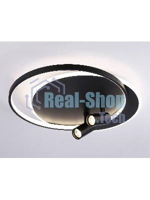 Светильник Ambrella light FL51393/1+2 BK черный 3000K-6400K 65W 560*480*120 (ПДУ РАДИО 2.4G)