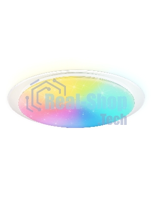Светодиодный светильник RGB Ambrella light FZ780 WH белый IP20 60W 3000-6500K+RGB 570*55 (ПДУ ИК)