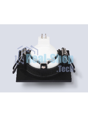 Встраиваемый точечный светильник Ambrella light TN102818 BK черный GU5.3 78*78*28