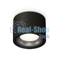Светильник Ambrella Light XS7511021 SBK/PBK черный песок/черный полированный MR16 GU5.3 (C7511, N7011)