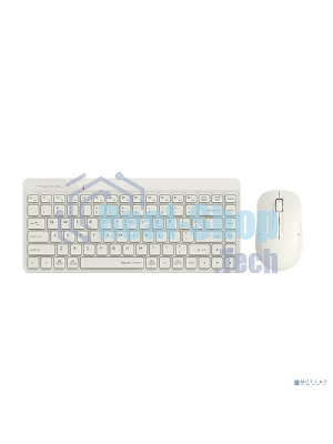Комплект клавиатура+мышь A4Tech FStyler FG2200 Air2 беспроводной, USB, 1200 DPI, бежевый