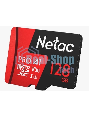 Флеш карта MicroSD card Netac P500 Extreme Pro 128Gb, retail version w/o SD adapter