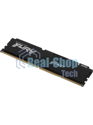 Оперативная память Kingston Fury Beast, DDR5, 16Gb (1x16Gb), 6000MHz, CL30, DIMM, с радиатором, черный