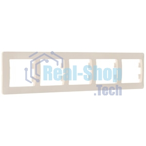Рамка 5-м Glossa горизонт. перламутр SchE GSL000605