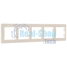 Рамка 5-м Glossa горизонт. перламутр SchE GSL000605