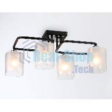 Светильник Ambrella light TR303222/4 BK/CH/FR черный/хром/белый матовый E27*4 max 60W 530*290*220