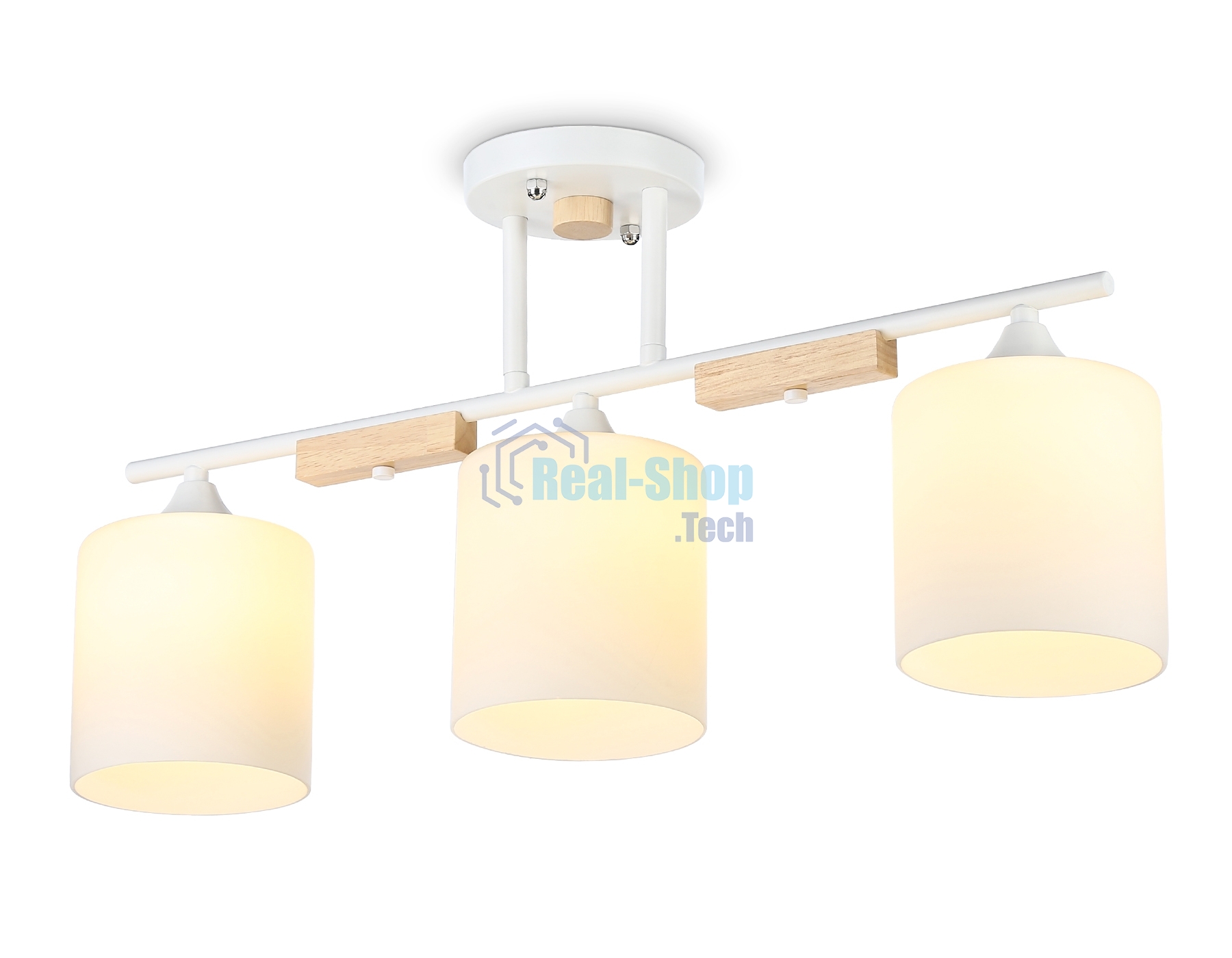 Светильник Ambrella light TR9546/3 WH/FR белый/белый матовый E27/3 max 40W 595*115*280