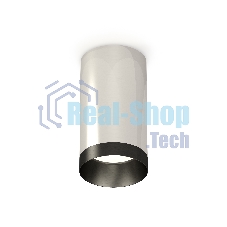 Светильник Ambrella Light XS6325011 PSL/PBK серебро полированное/черный полированный MR16 GU5.3 (C6325, N6131)