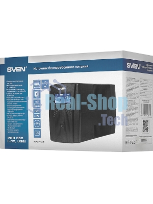 Источник бесперебойного питания Sven Pro+ 650 LCD USB