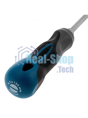 Отвертка Gross SL6,5 x 150 мм, S2, трехкомпонентная рукоятка