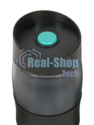 Термокружка LARA LR04-24 Black 380 мл, двойные стенки, вакуум, сталь/силикон, черный