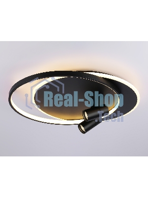 Светильник Ambrella light FL51393/1+2 BK черный 3000K-6400K 65W 560*480*120 (ПДУ РАДИО 2.4G)