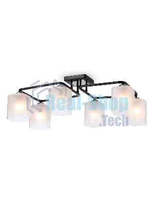 Светильник Ambrella light TR303224/6 BK/CH/FR черный/хром/белый матовый E27*6 max 60W 615*390*220
