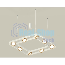 Светильник Ambrella light XB9177102/8 SWH/PYG белый песок/золото желтое полированное GX53 (C9177, N8124)