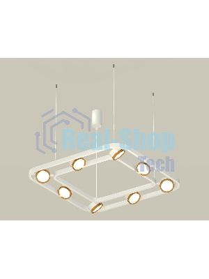 Светильник Ambrella light XB9177102/8 SWH/PYG белый песок/золото желтое полированное GX53 (C9177, N8124)